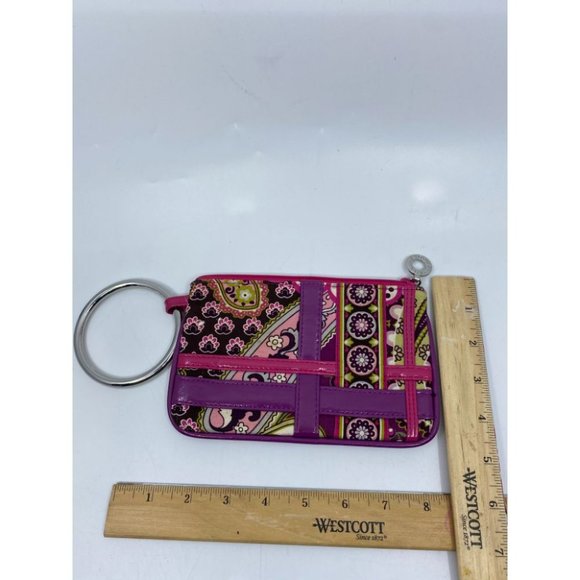 Vera Bradley Purple Black Pink Cosmetic Bag - Picture 5 of 6